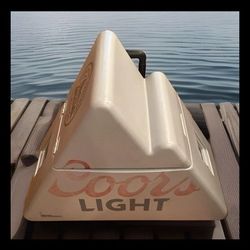 VTG Coors Light Mountain Shaped Cooler 