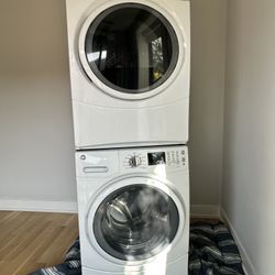 GE Stackable Front Load Washer & Gas Dryer Set - $400 (West Town, Chicago)