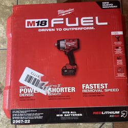 Milwaukee M18 FUEL High Torque Impact Wrench w/ Friction Ring Kit 2967-22