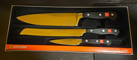 New Wusthof Knives Set of 3