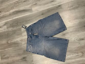 baggy denim jorts brand new 34 on the waist