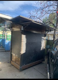 Mobile Food/beverage Cart With Shutters