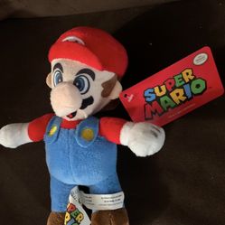 MARIO SUPER MARIO BROS PLUSH NEW