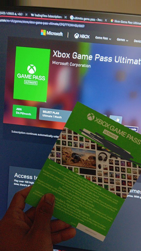 Xbox Game Pass 1 monthly - buy please