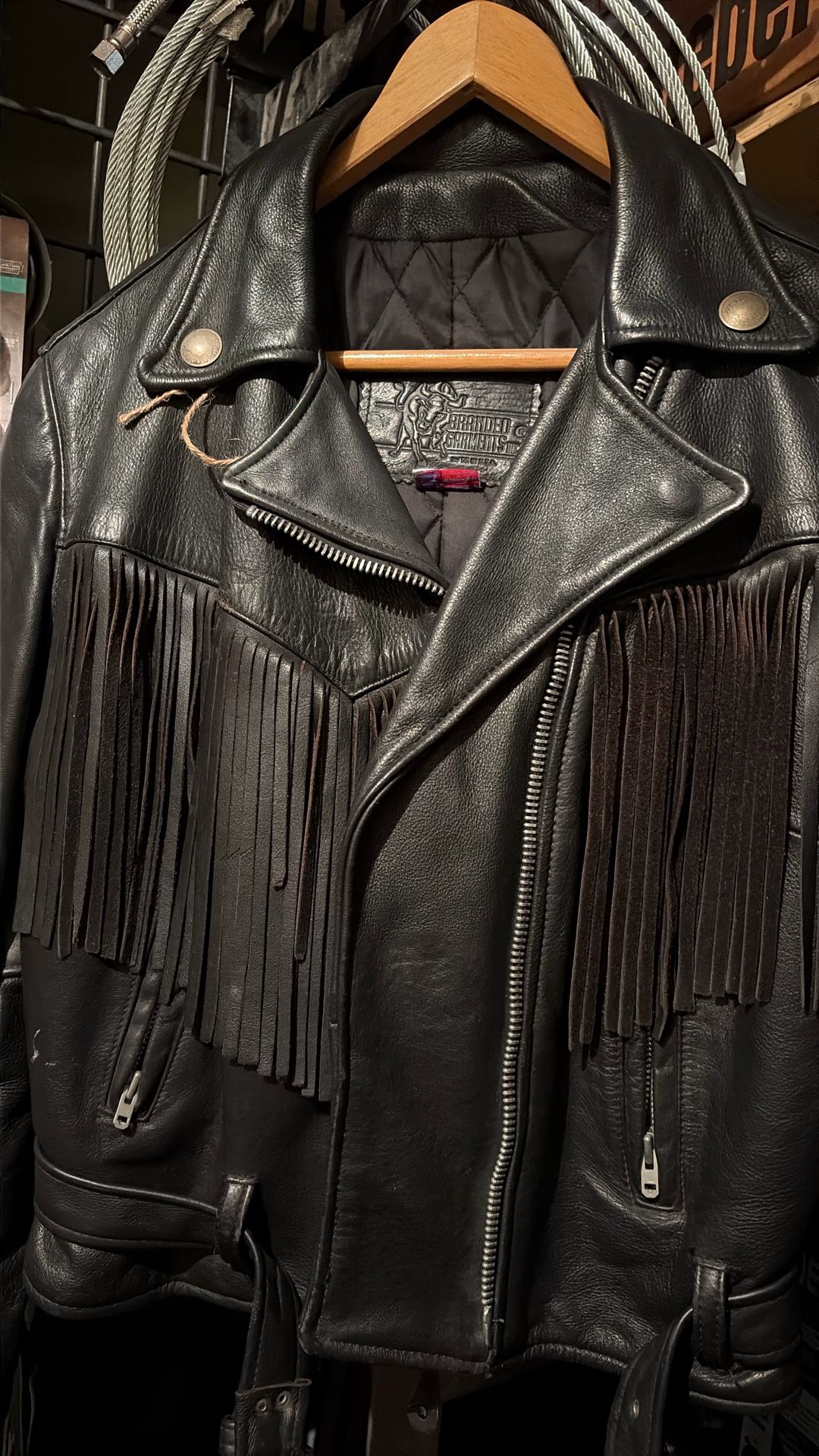 Fringe Leather Jacket Motorcycle