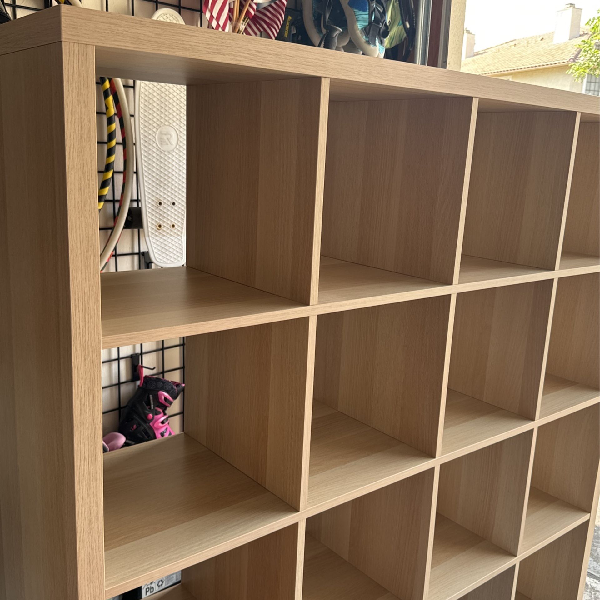 Ilea Kalax - Shelf unit, white stained oak effect