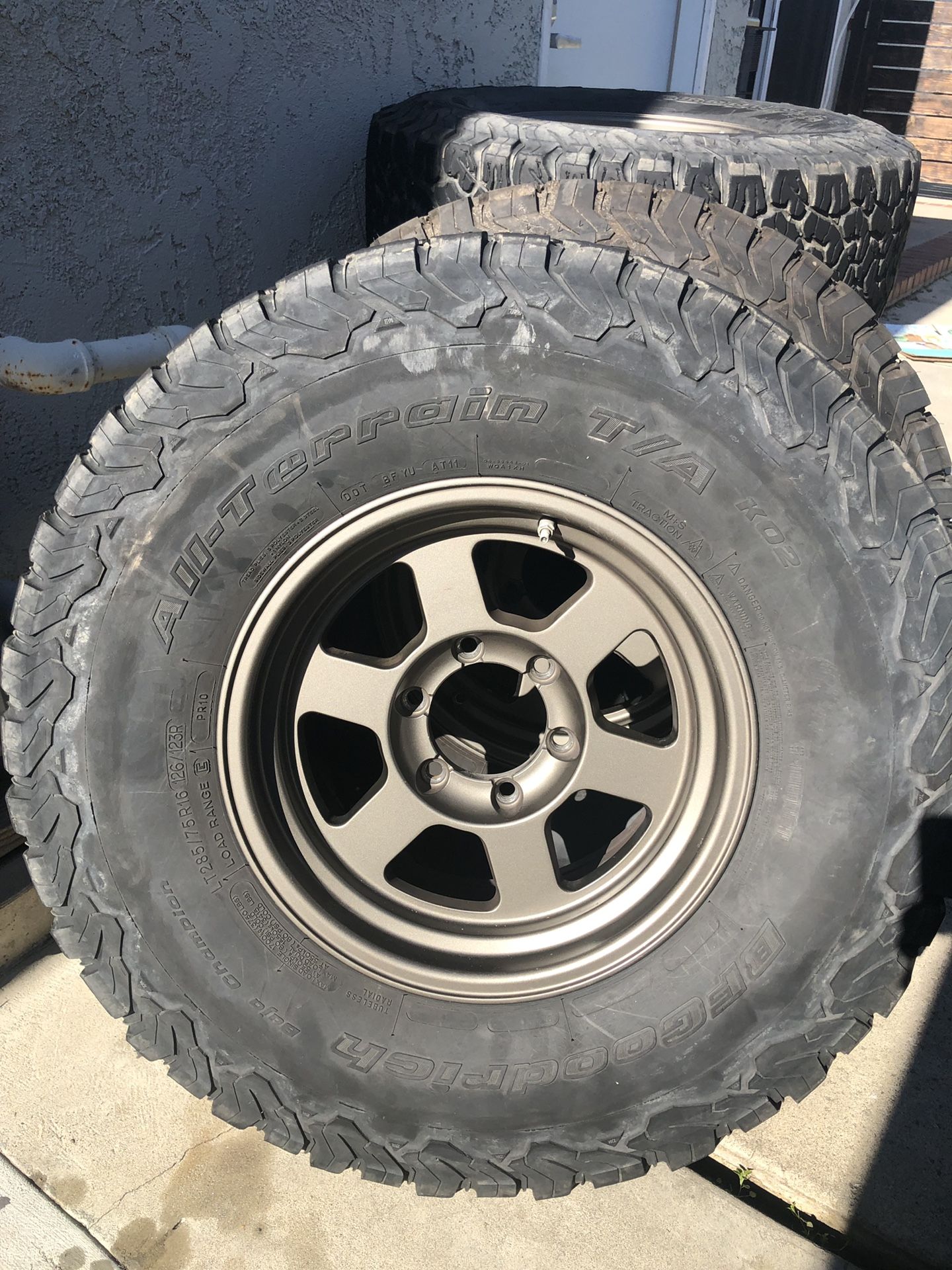 Toyota Tacoma Konig countersteer Type X Wheels with BFG Ko2 tires