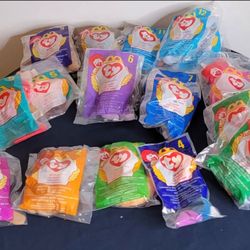 Vintage 1997 McDonald's Teenie Beanie Babies - Set of 20 (New/Sealed)