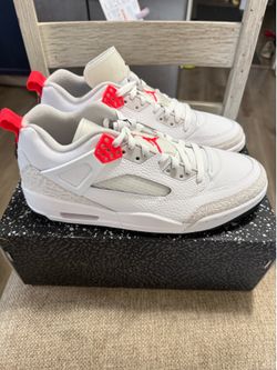 Jordan Spizike Low White/Bright Crimson – Men’s Size 10.5 – Brand New OG Box