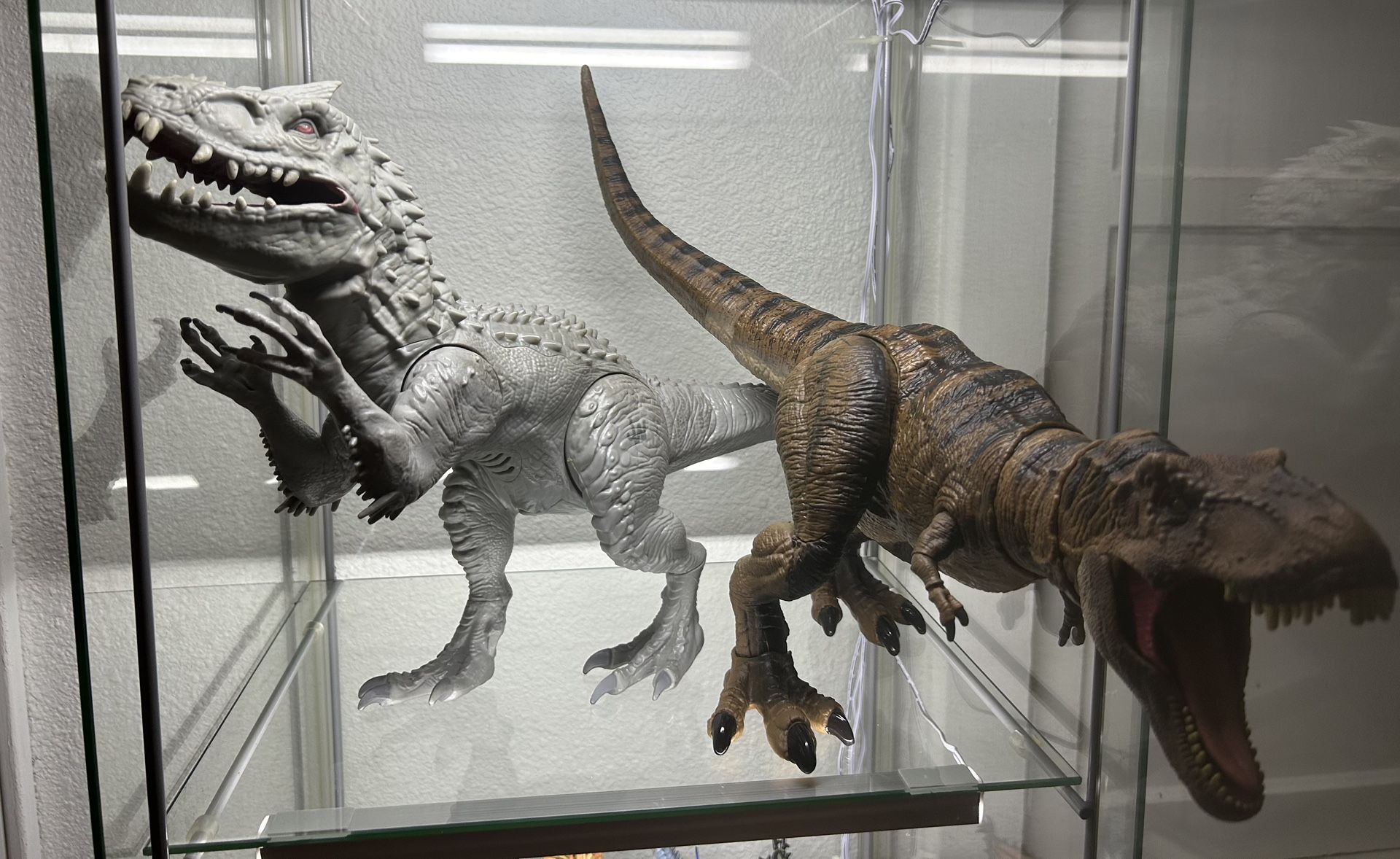 Hammond Collection Tyrannosaurus Rex T-Rex and Indominus Rex Figure Bundle