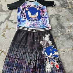 Sonic The Hedgehog Boys  Swim Outfit 