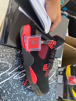 Air Jordan 4 Retro Red Thunder Sneakers