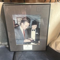 George Bush signature piece