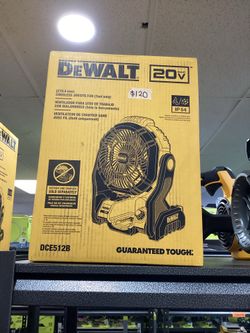 Dewalt 20v Jobsite Fan (Tool-Only) $100