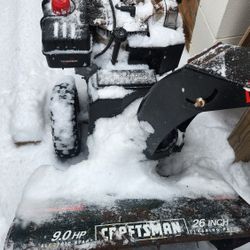 Snow Blower  Craftsman Needs Repair  9.0 Hp 26" $75