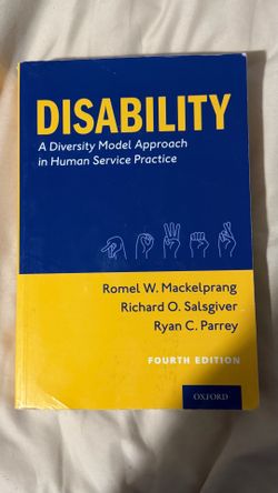 Title: Disability: A Diversity Model Approach in Human Service Practice (4th Edition)