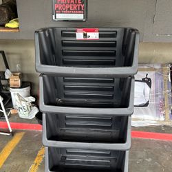 Husky storage bins 