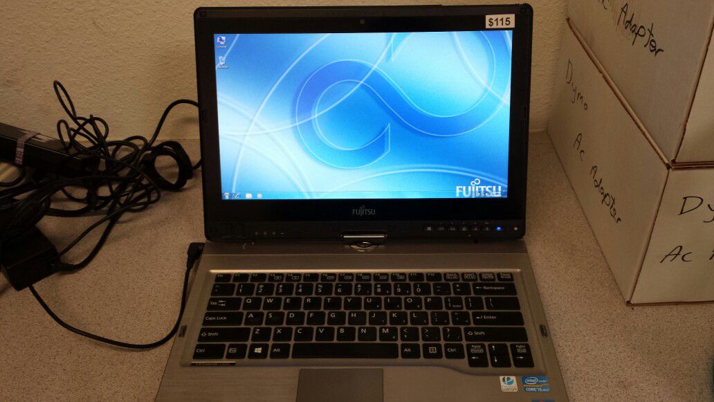 Fujitsu Lifebook T902 Touchscreen Laptop intel core i5-3340m 4GB 320GB Window 7 Pro