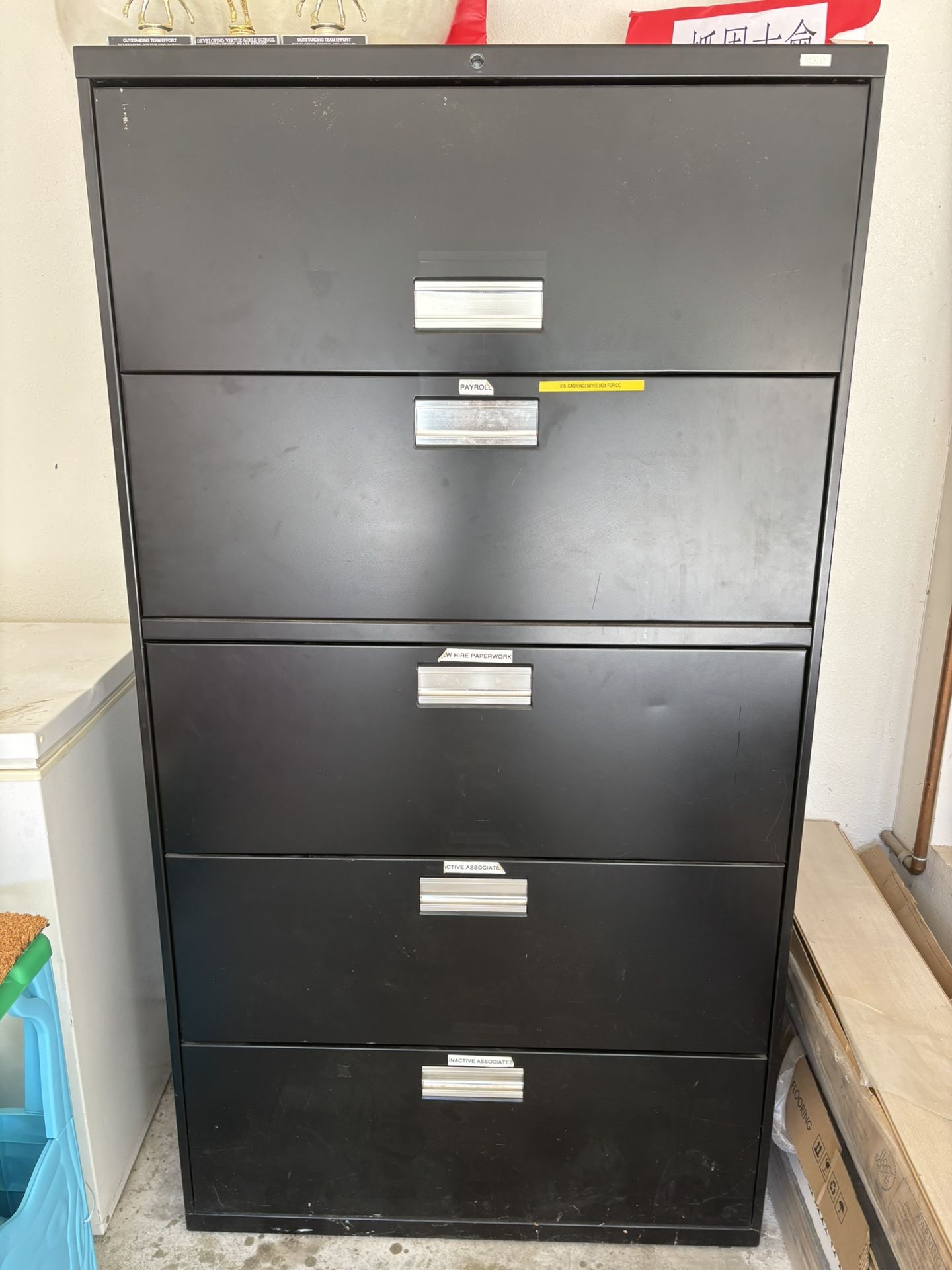 5 Drawer Filing Cabinet Metal