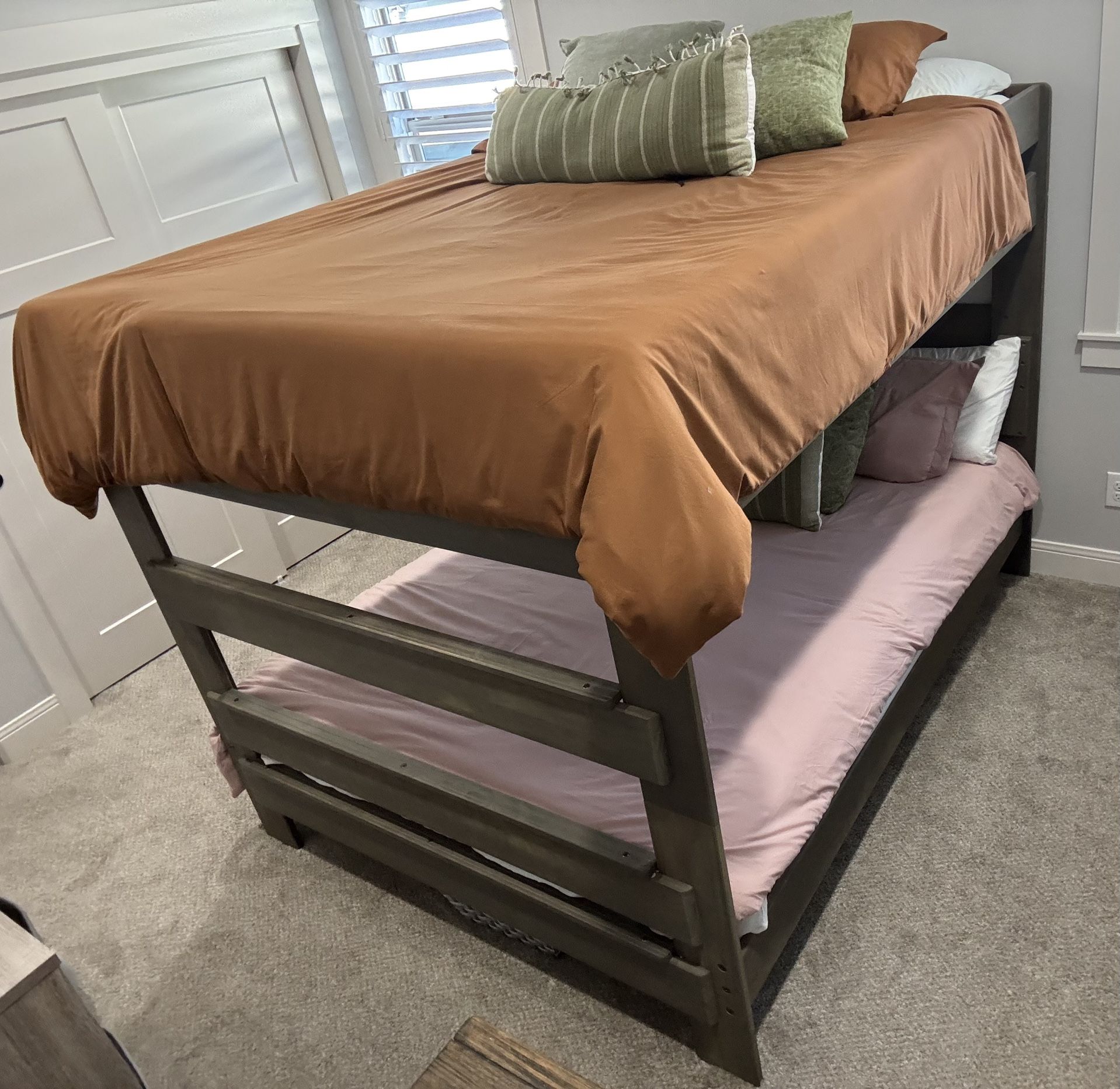 Decimus Queen Over Queen Bunk Bed