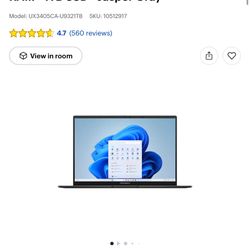 ASUS ZENBOOK OLED TOUCHSCREEN 