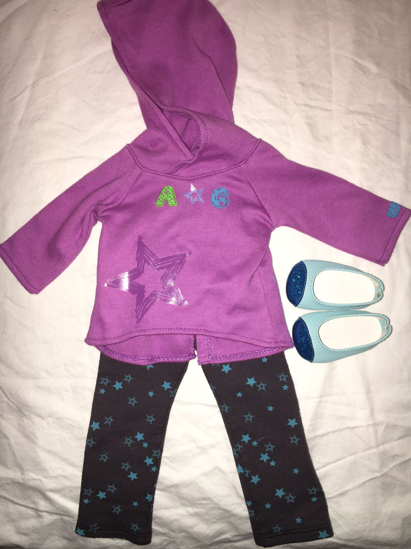American Girl Doll Truly Me Starry Hoodie Outfit