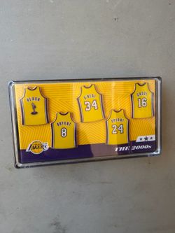 Kobe Bryant Shaquille O'Neal Los Angeles Lakers The 2000s Pins Set Of 5