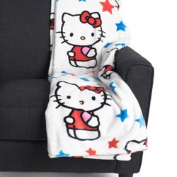 Hello Kitty 4th Of July Blanket