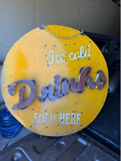 Deco fun sign -thin metal