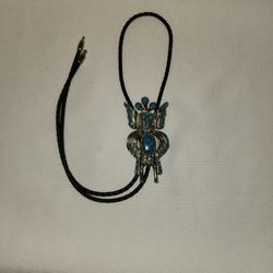 Bolo Tie, Fake Turquoise