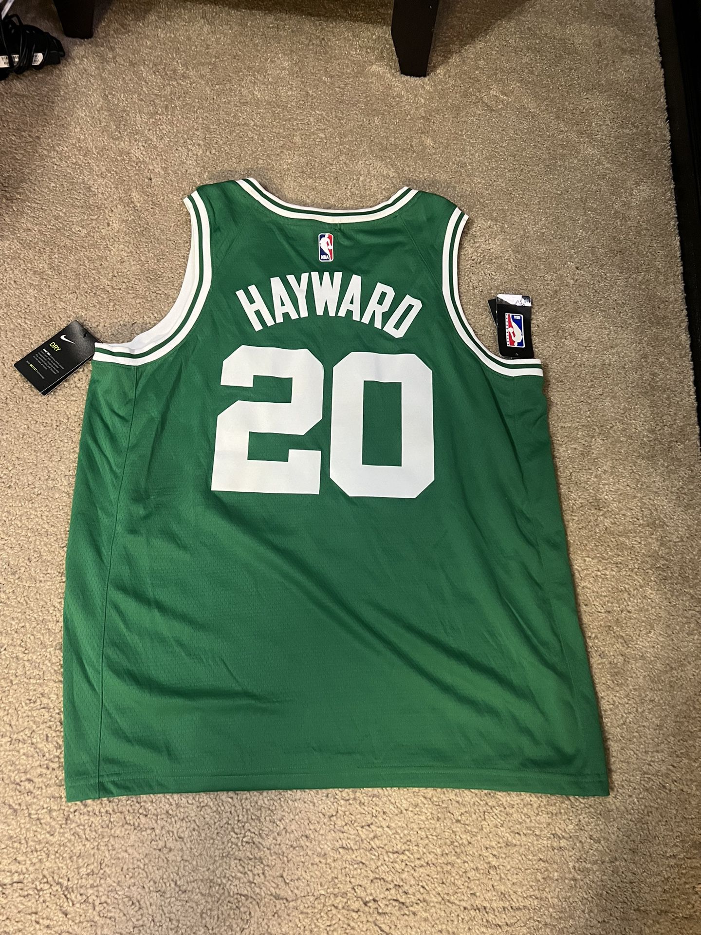 Nike, Shirts, Nike Nba Swingman Gordon Hayward Boston Celtics City  Edition Jersey Size