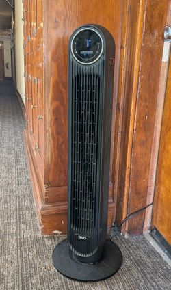Dreo 36" Oscillating 4-Speed Tower Fan - Black