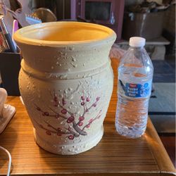 8.5”x7” Beautiful Cherry Blossom Pot 