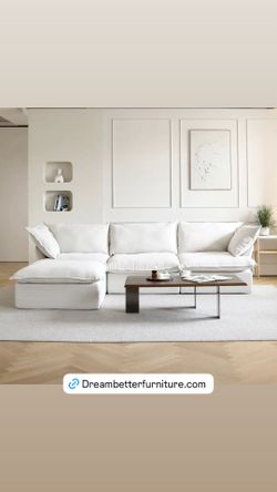 White cloud sectional (NEW SETS)