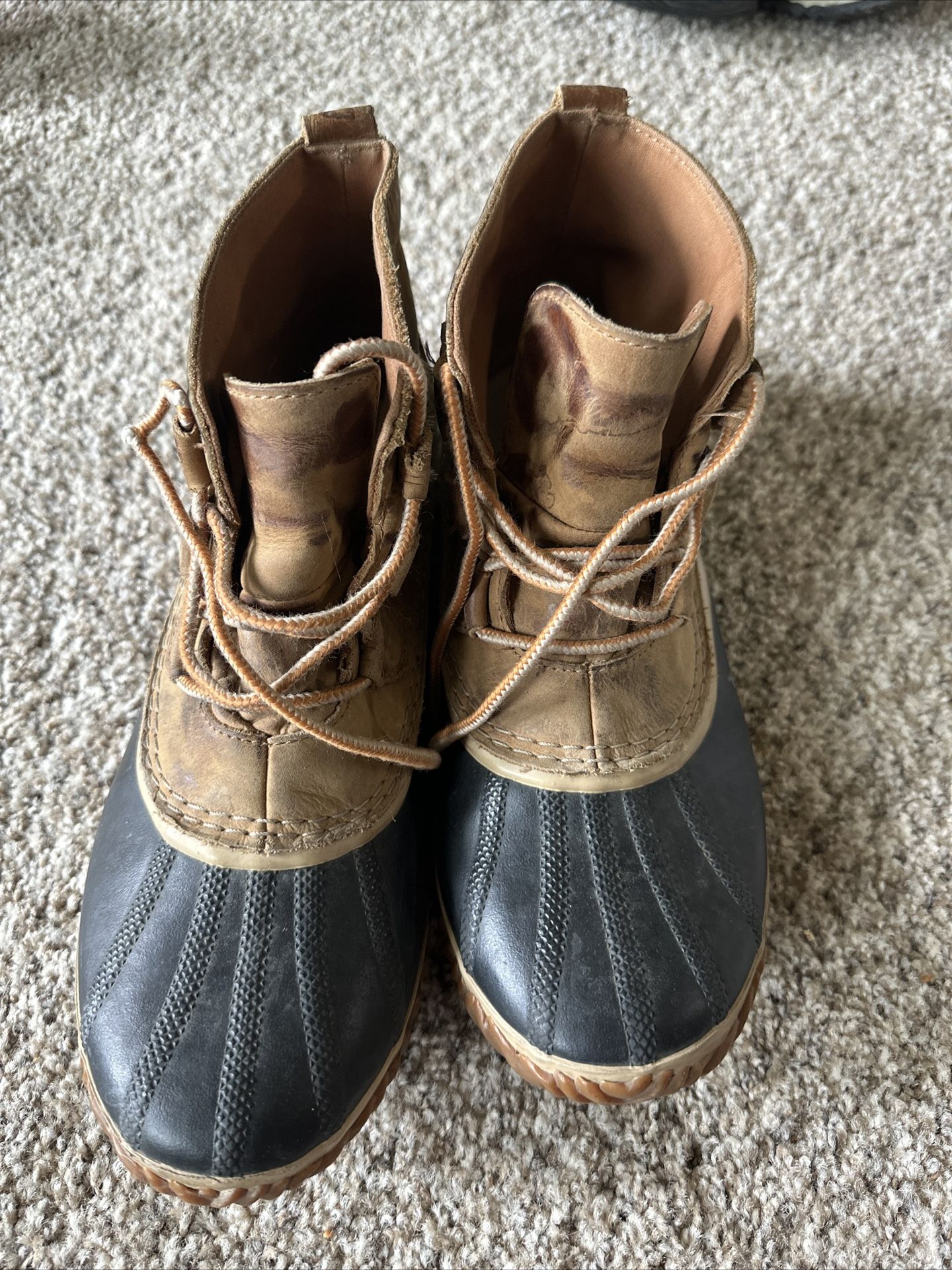 Sorel “Out N About” Waterproof Rain Boot Brown NL2133-286 sz 11 Women's