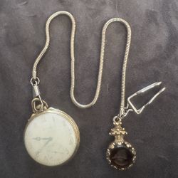 Pocket Watch W/Fob