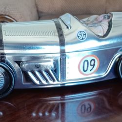 Silver Crane Co. Race Car Tin