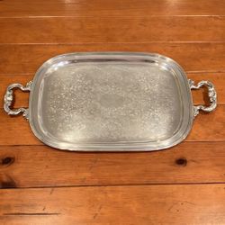 Vintage Gorham Silver Serving Platter Tray Plate, YC1911