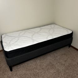 Twin Bed Frame + Mattress