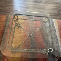 Glass Top Coffee Table And End Table