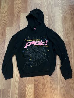 Large Black & Pink Sy5der hoodie - 90$