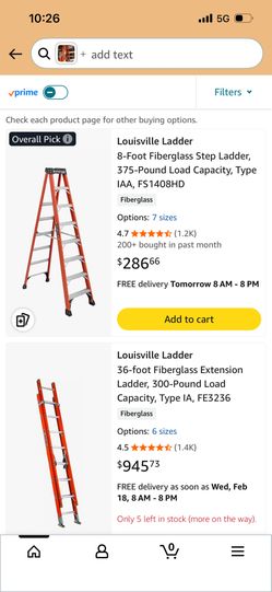 8’ Louisville Ladder