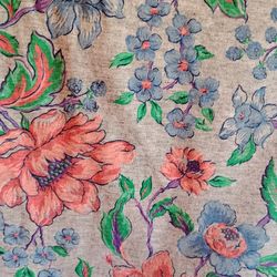 3 Yards Floral Print Jersey Knit