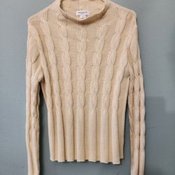 Jones New York Sport Knit Sweater Size L, Made in USA
