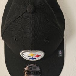 Pittsburgh Steelers NFL New Era 9Fifty Black Stretch Snapback Adjustable Baseball Hat Cap New w Tags