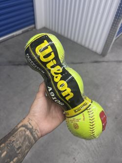 Wilson 12” Fast Pitch Softballs 3 Pack New 