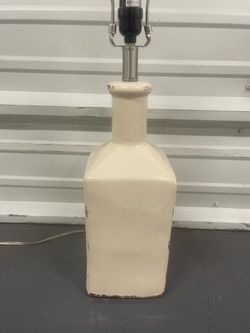 Ceramic Table Lamp (no lampshade)