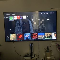 75” tv with wall mount