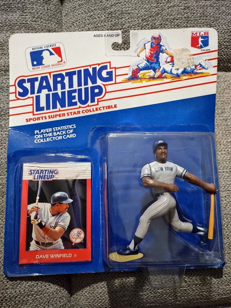 1988 Starting Lineup Dave Winfield w/card