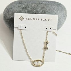 Kendra Scott Gold Pendant Bow women's necklace Gift
